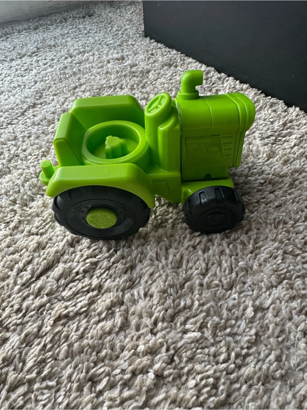 Fisher-Price Little People Green Tractor Vehicle Toy